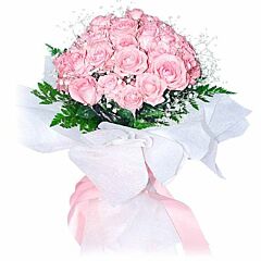 Bunch of 24 Pink Roses