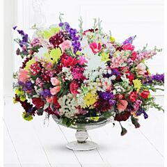 multicolored fresh flowers arranged in vase